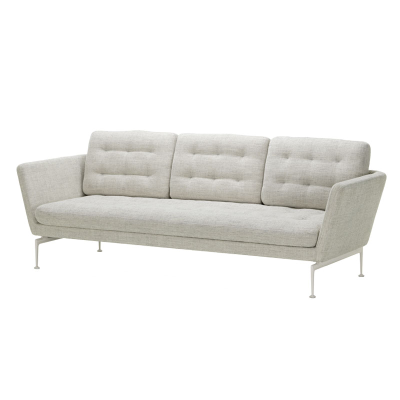 Canapé SUITA Capitonné 3 places Stone melange VITRA