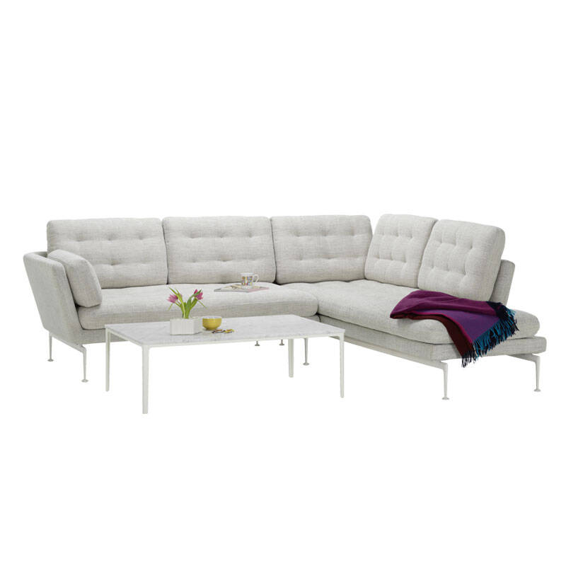 Canapé SUITA Capitonné d'angle Stone melange VITRA