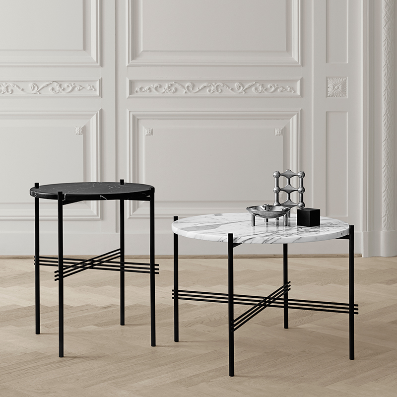 Table basse TS COFFEE Ø 55 Marbre Emperador marron GUBI
