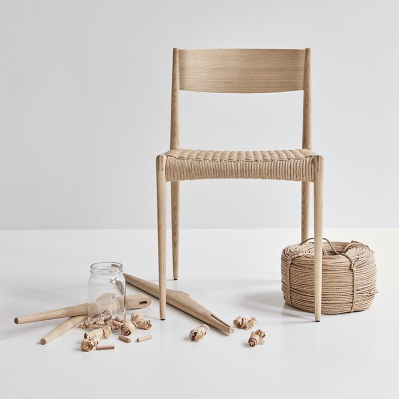 Chaise PIA Chêne huilé DK3