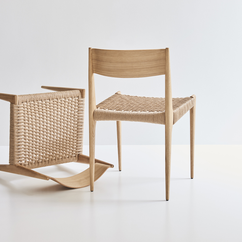 Chaise PIA Chêne huilé DK3