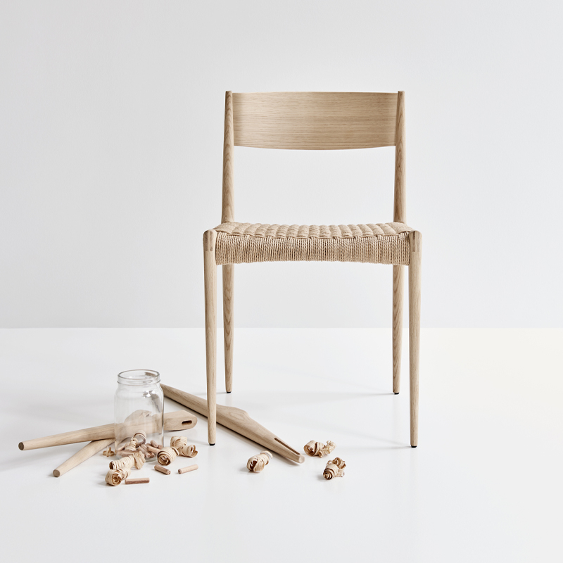 Chaise PIA Chêne savonné DK3