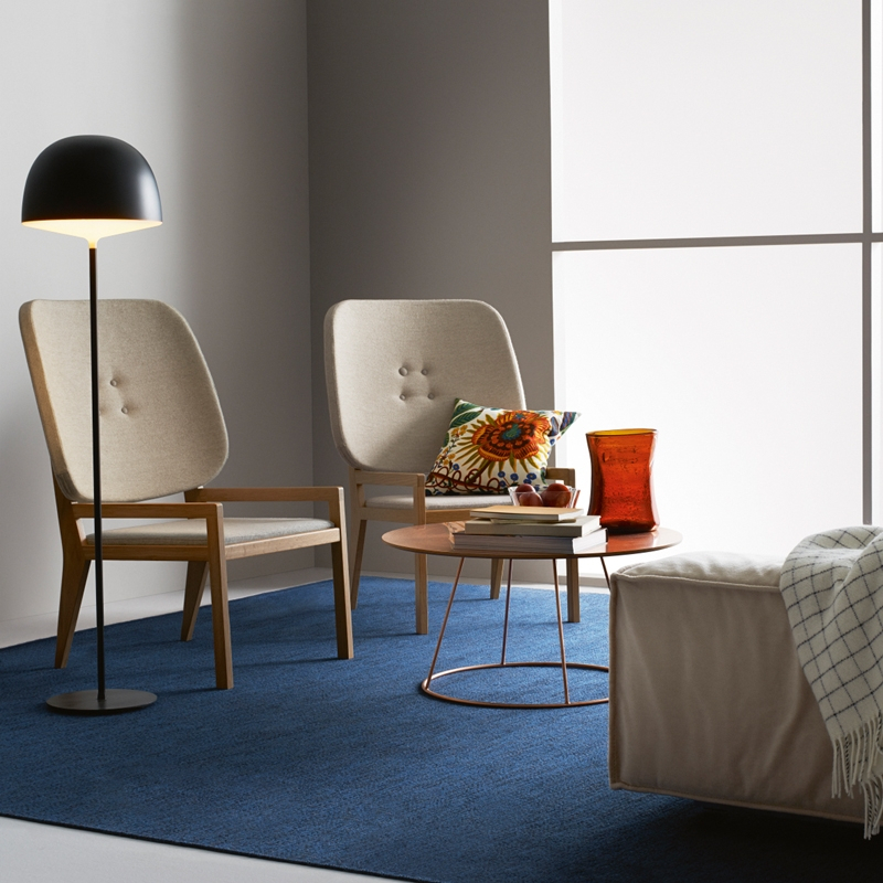 Table d'appoint guéridon BREEZE Ø 46 Noir SWEDESE