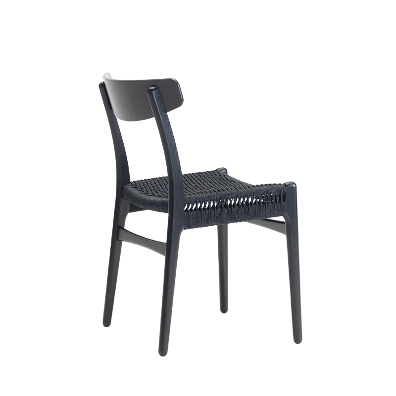 Chaise CH23 Chêne noir/ corde noire CARL HANSEN