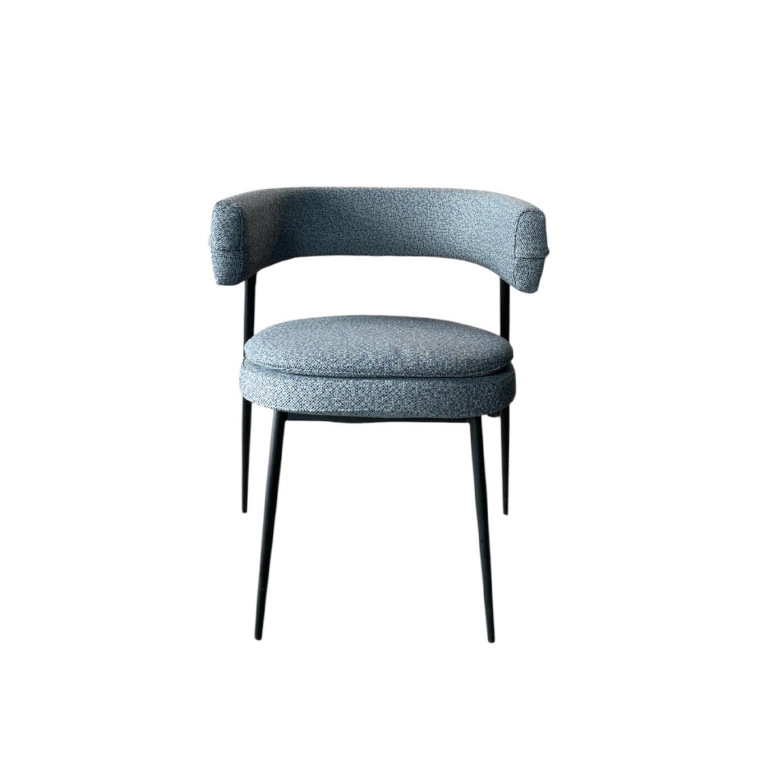 NENA Tissu Gris bleu / Jaune ZANOTTA