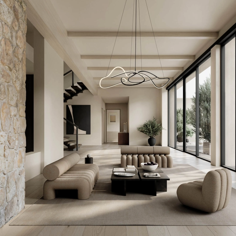 Suspension GHOST CHANDELIER BIG Noir brûlé 101 COPENHAGEN