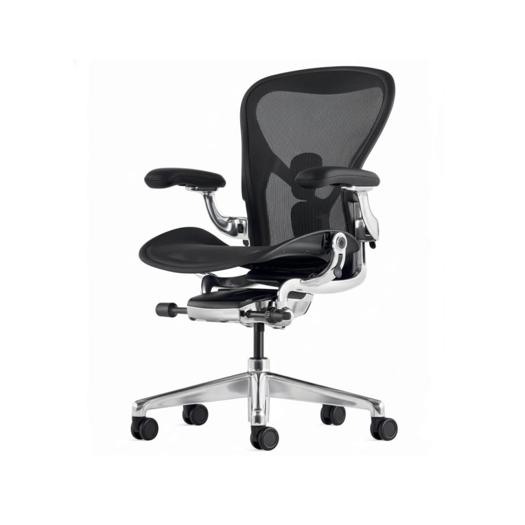 AERON Noir / Aluminium poli HERMAN MILLER