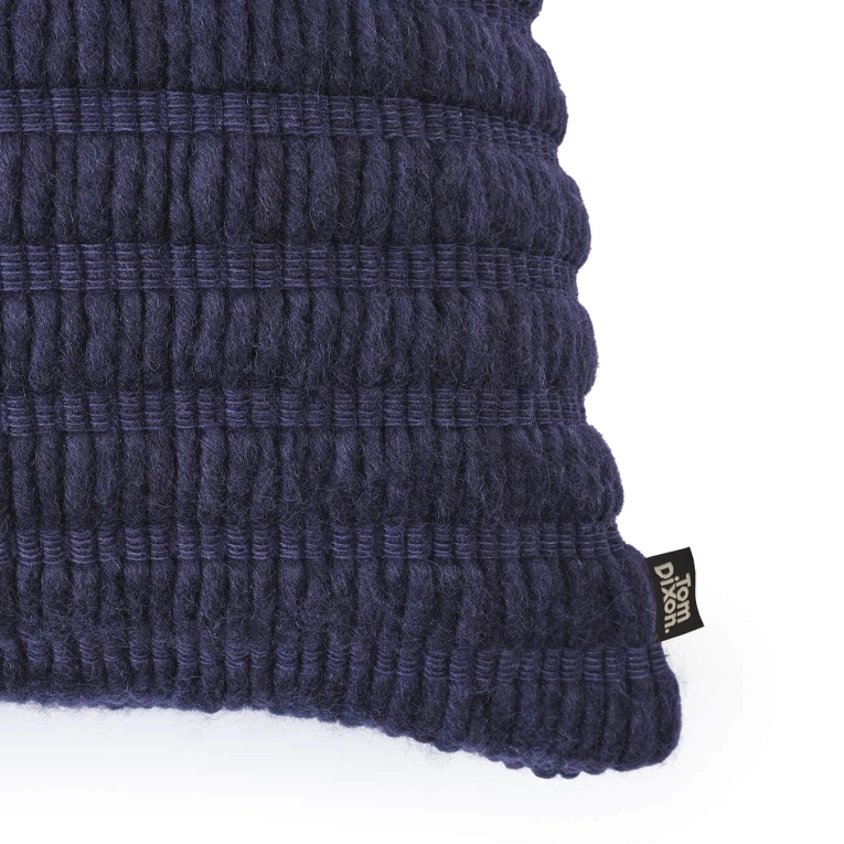 Cushion RIDGE 45x45 Indigo TOM DIXON