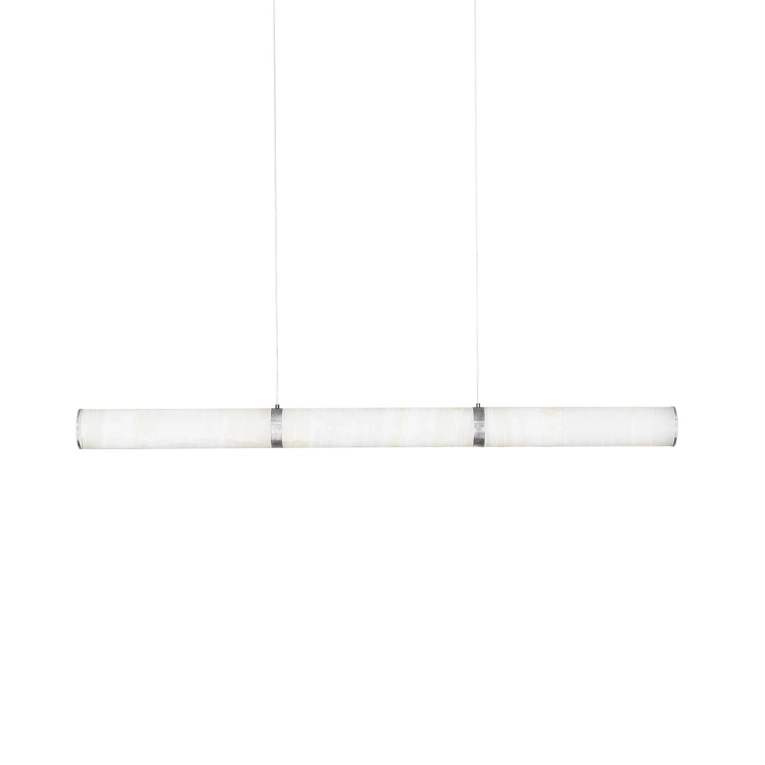 Pendant Light PARS HORIZONTAL Brushed Stainless Steel ANOUR