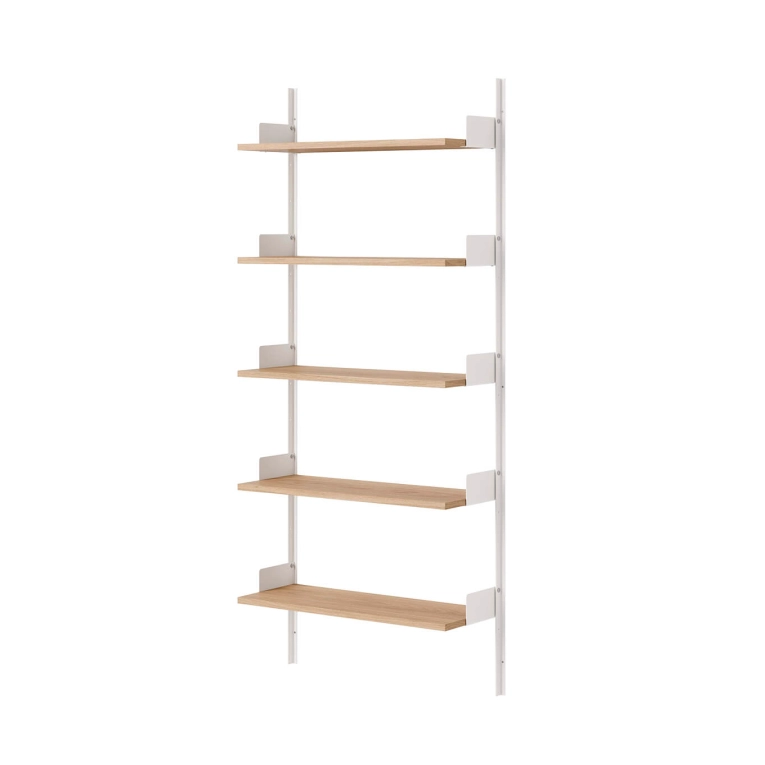 Shelving NEW WORKS WALL 1900  White/ Oak NEW WORKS