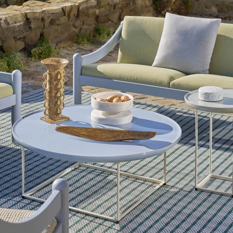 Outdoor Coffee Table TOREI OUTDOOR Ø 39 Moss Green CASSINA