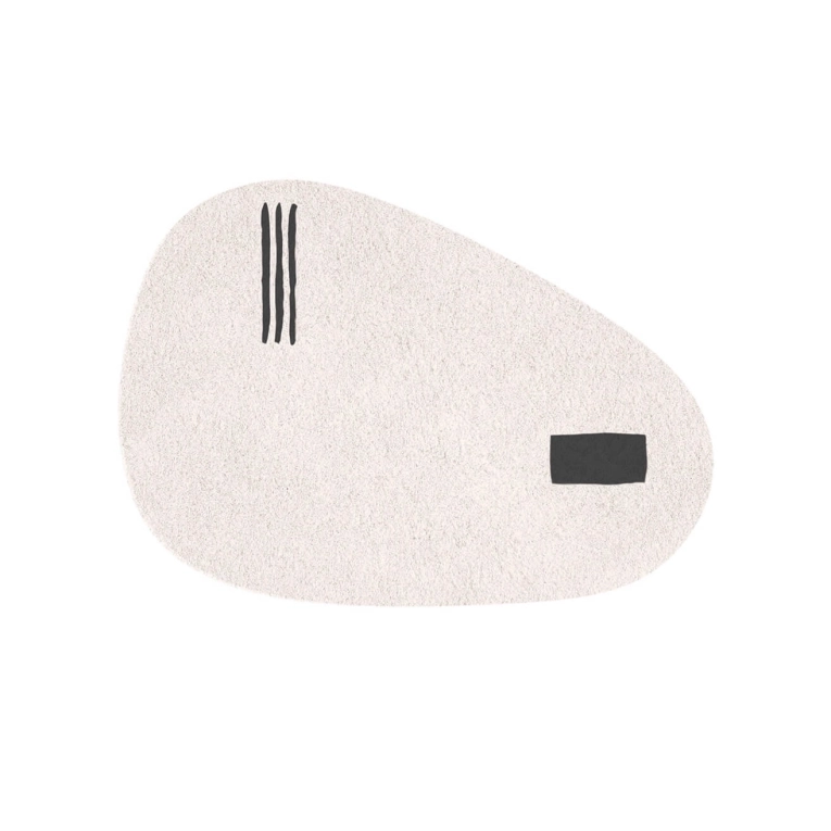 Rug ONIGIRI 255x183 White TACCHINI