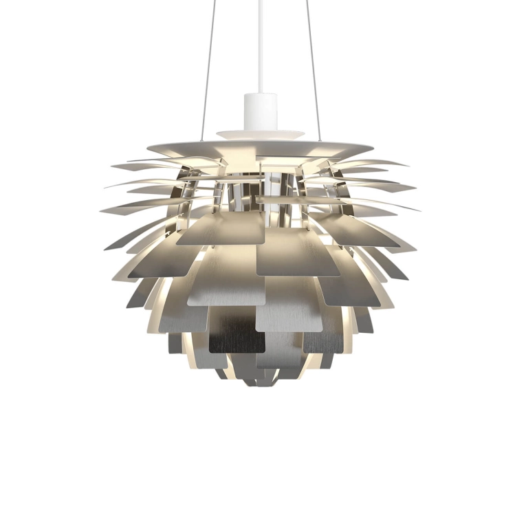 Suspension PH ARTICHOKE Ø48 Acier inox LOUIS POULSEN