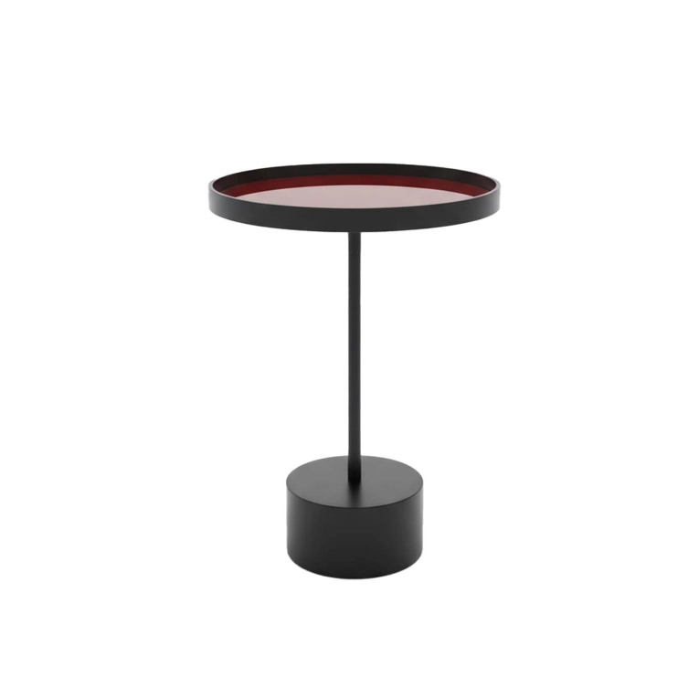 Table basse 9 Marbre Marquina Rouge brique CASSINA