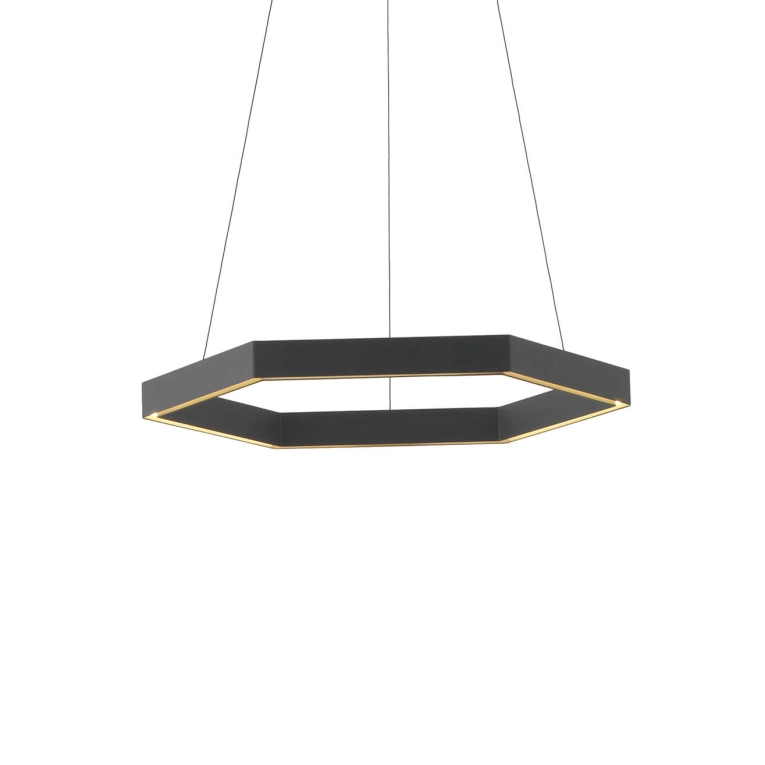 Suspension HEX 750 Noir RESIDENT