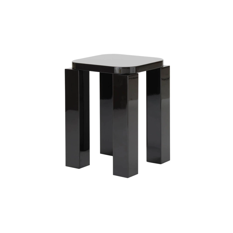 Stool ATLAS lacquered Espresso NEW WORKS