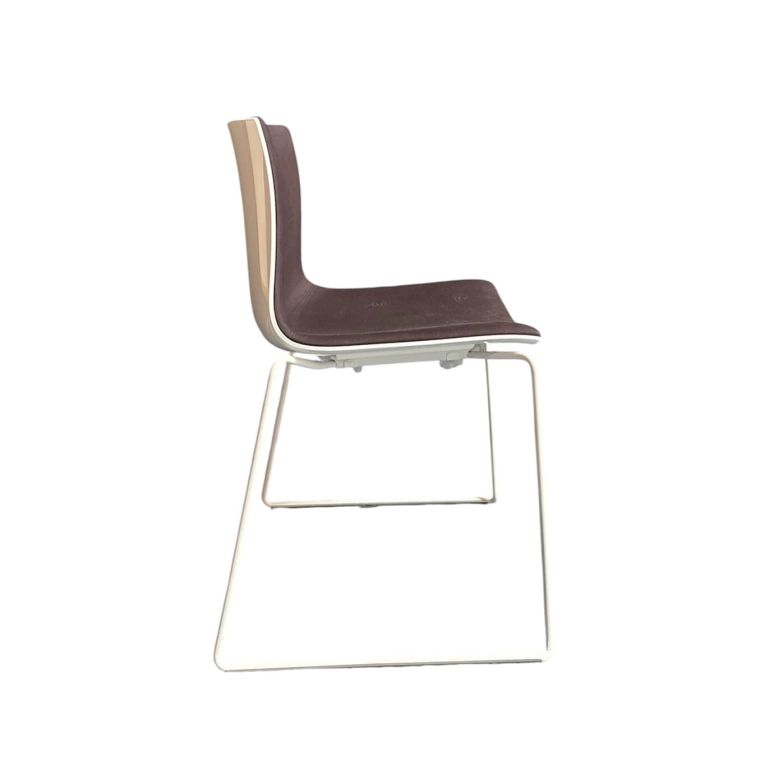 Dining Chair CATIFA 46 Brown sled base ARPER