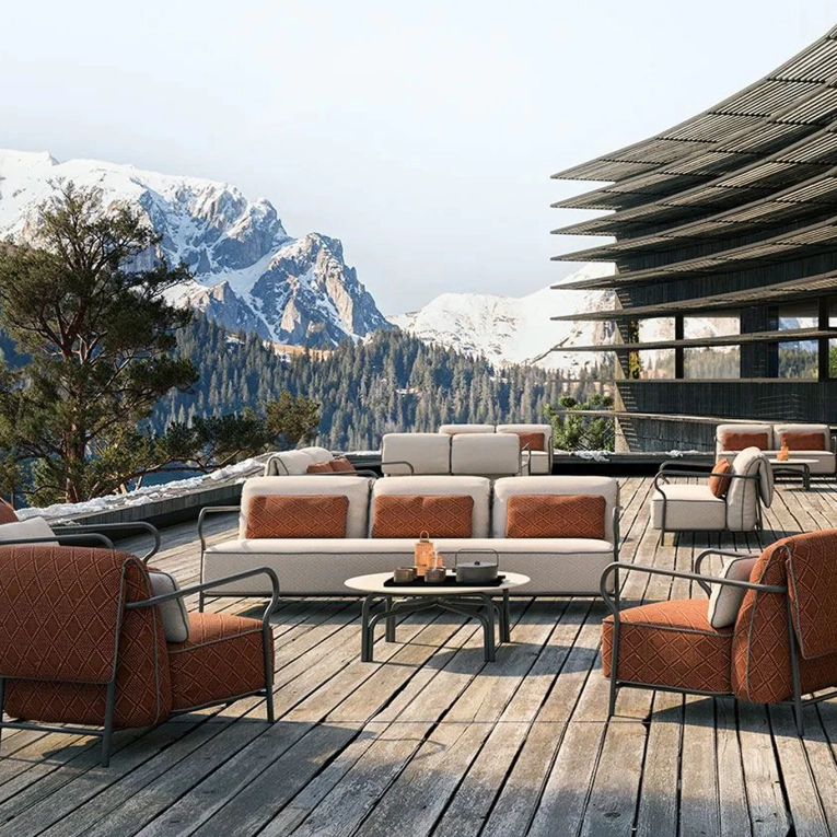 Outdoor Sofa SALO 3 places Sand/ Nuvola UNOPIÙ