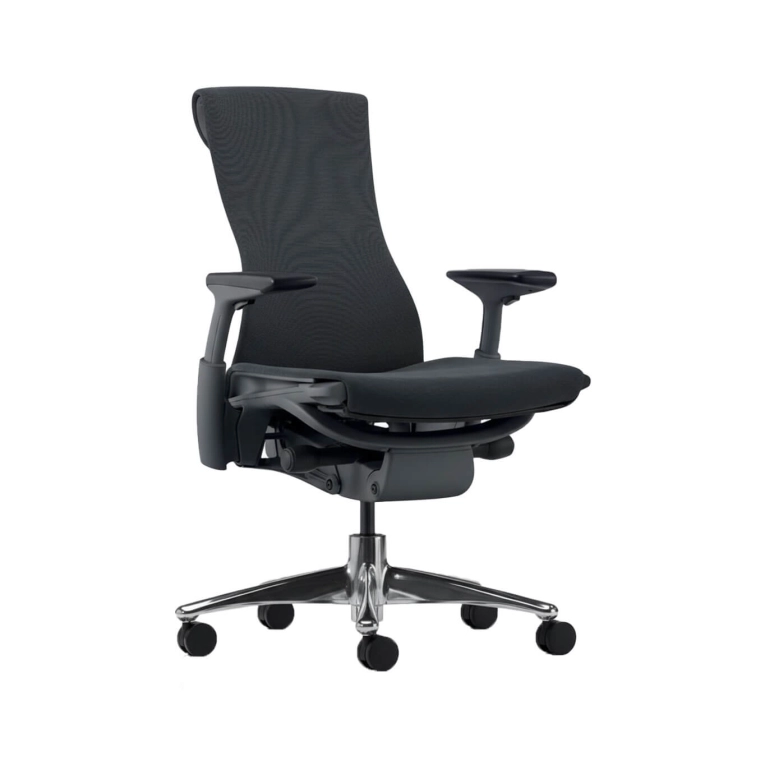 EMBODY Graphite / Aluminium Poli HERMAN MILLER