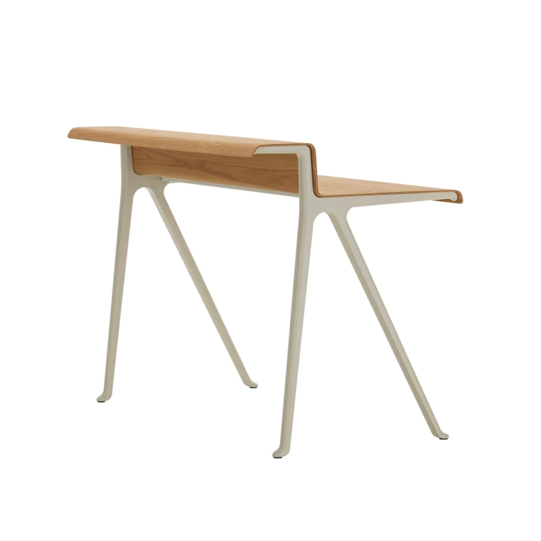 Bureau COURIER Craie/ Chêne naturel VITRA