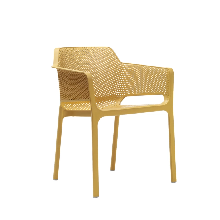 Outdoor Chair and Small Lounge Chair NET Mustard NARDI