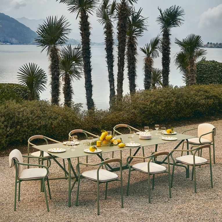 Table extérieure SALO L 279 Terre cuite UNOPIÙ