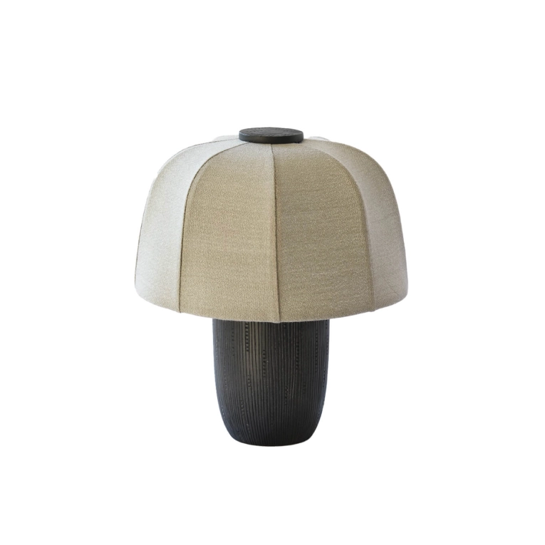 Table Lamp MEDUZA small San 230 fabric Maple black ZANAT