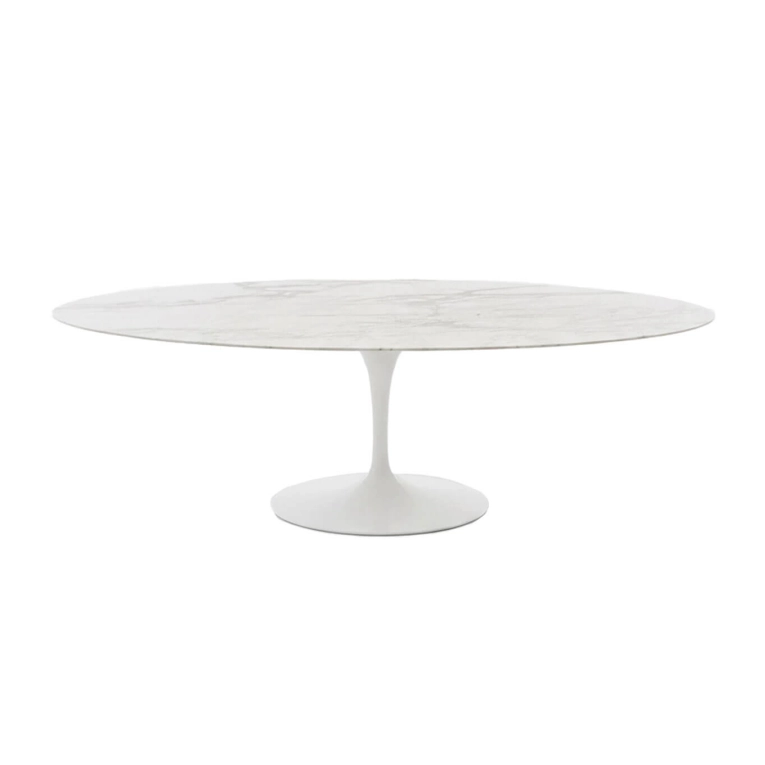 Table SAARINEN Marbre Arabescato brillant KNOLL