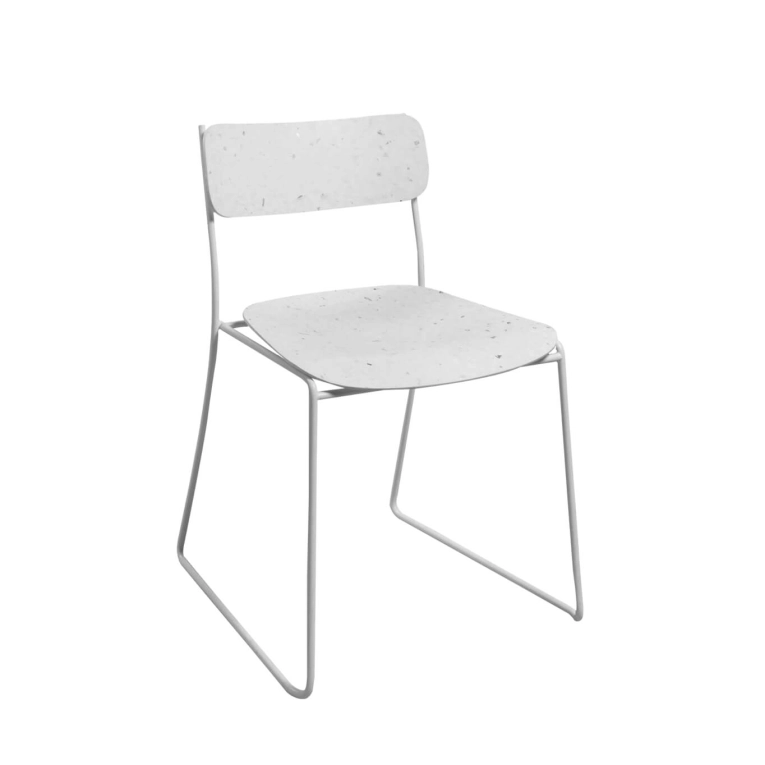 Dining Chair SEN 95.6 White Plastic/ white NOMA