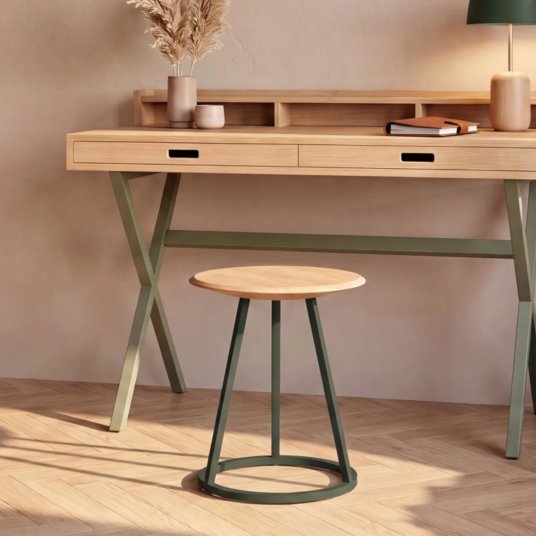 Stool GUSTAVE H45 Dusty Green HARTO