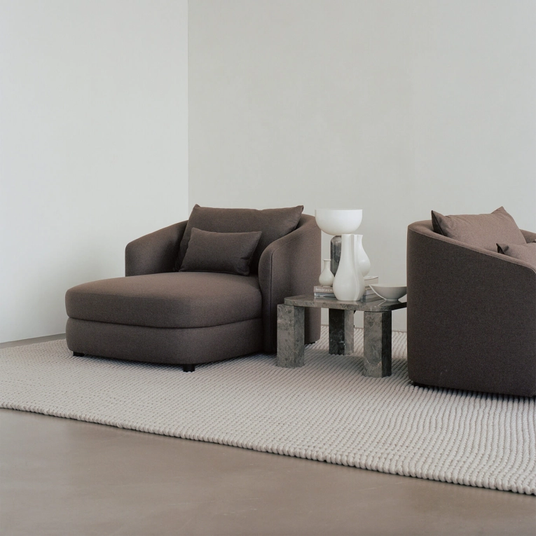 Rug KNOT 300x400 Warm grey NEW WORKS
