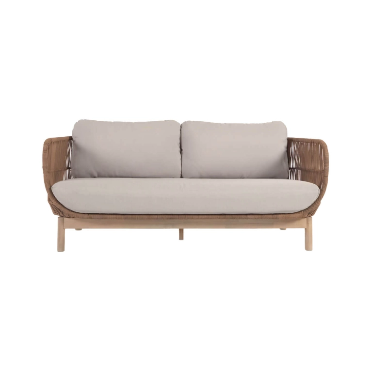 CATALINA 3 places linéaire Corde Beige / Acacia KAVE HOME