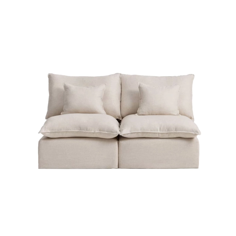 ANARELA modulable 2 places Lin Beige KAVE HOME