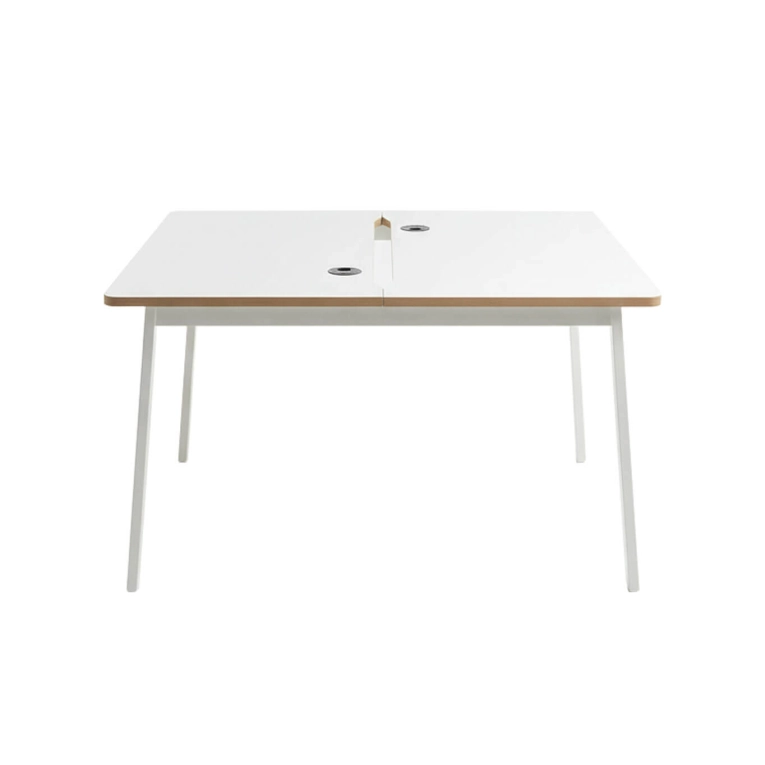 LAYOUT STUDIO double Blanc avec prise HERMAN MILLER
