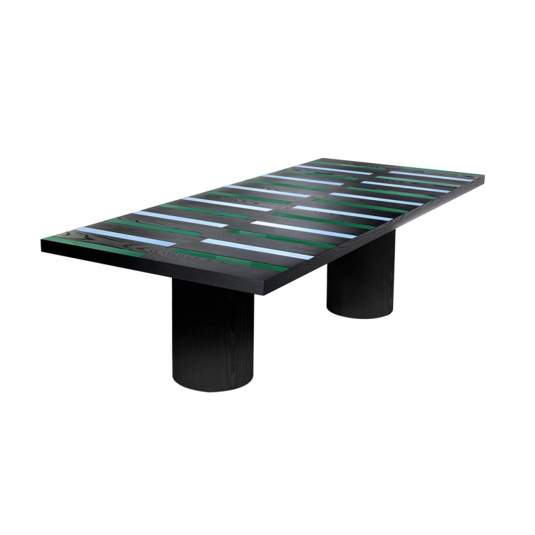 Dining Table RIGA-RIGA 260x100 Black ZANOTTA