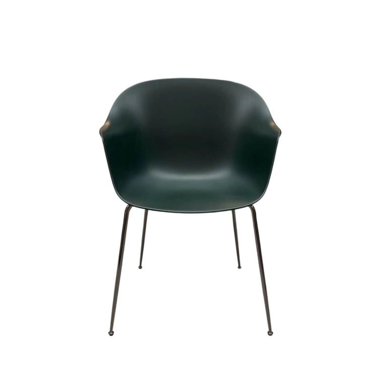 Chaise BAT DINING Vert foncé GUBI