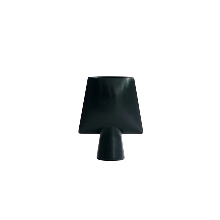 Vase SPHERE SQUARE mini Vert foncé 101 COPENHAGEN