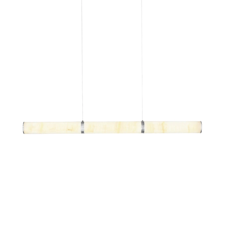 Pendant Light PARS HORIZONTAL Brushed Stainless Steel ANOUR
