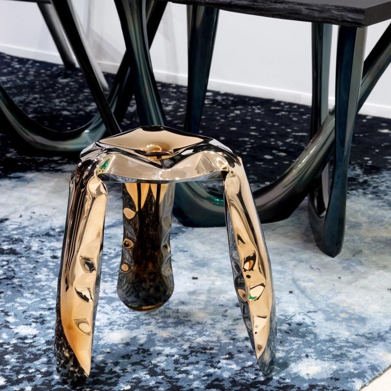 Tabouret PLOPP STANDARD Or flammé ZIETA