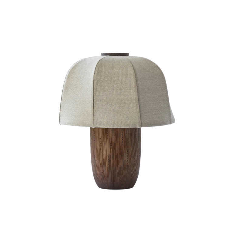 Table Lamp MEDUZA small San 230 fabric Walnut ZANAT
