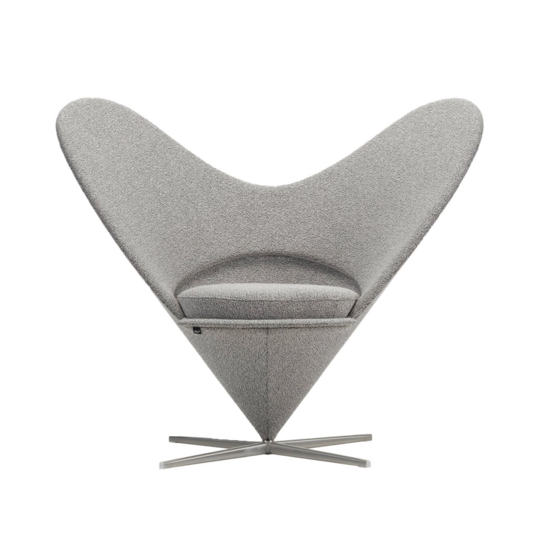 HEART CONE CHAIR Cento Salt'n'Pepper VITRA