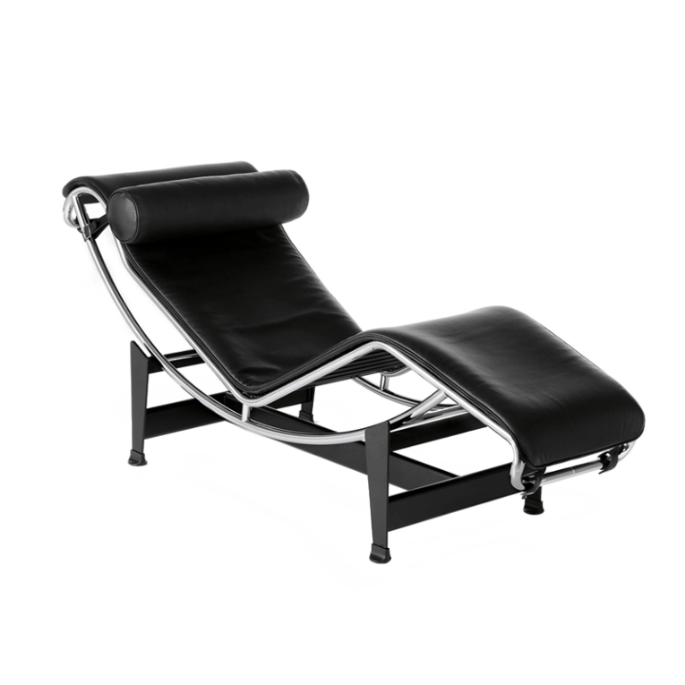4 Chaise Longue Noir CASSINA