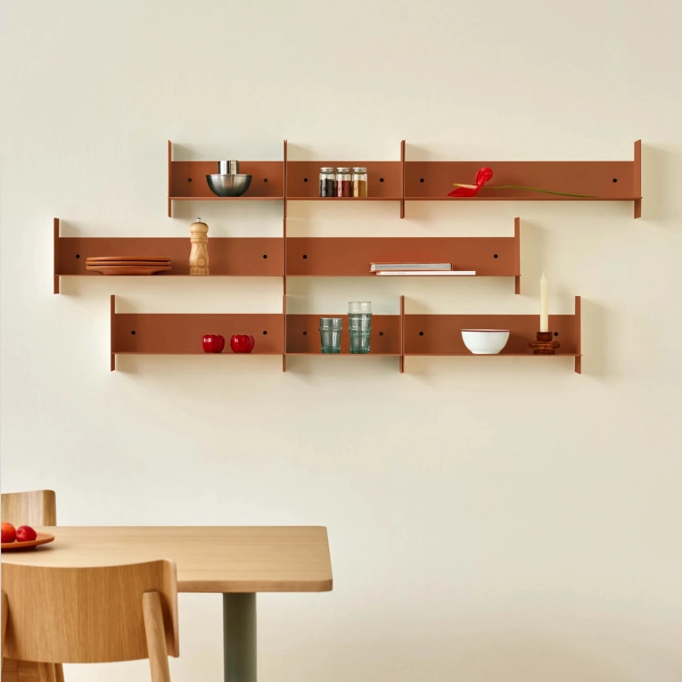 Etagère PLI Rouge Tangerine L 30 TIPTOE