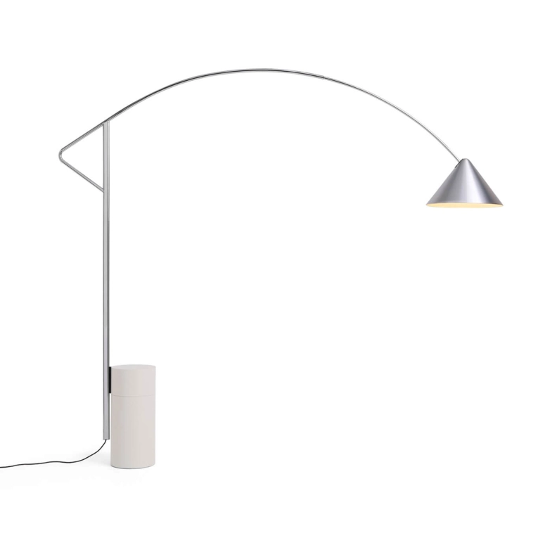 Lampadaire COMPASS FLOOR Aluminium Brossé HAY