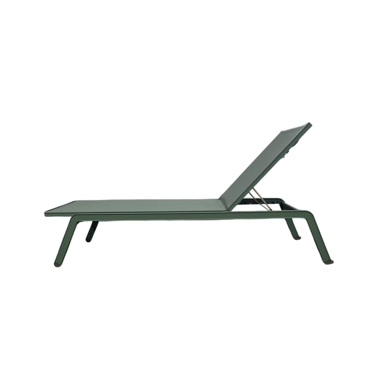 Outdoor Bench and Sunlounger LATITUDE Green without armrests KETTLER