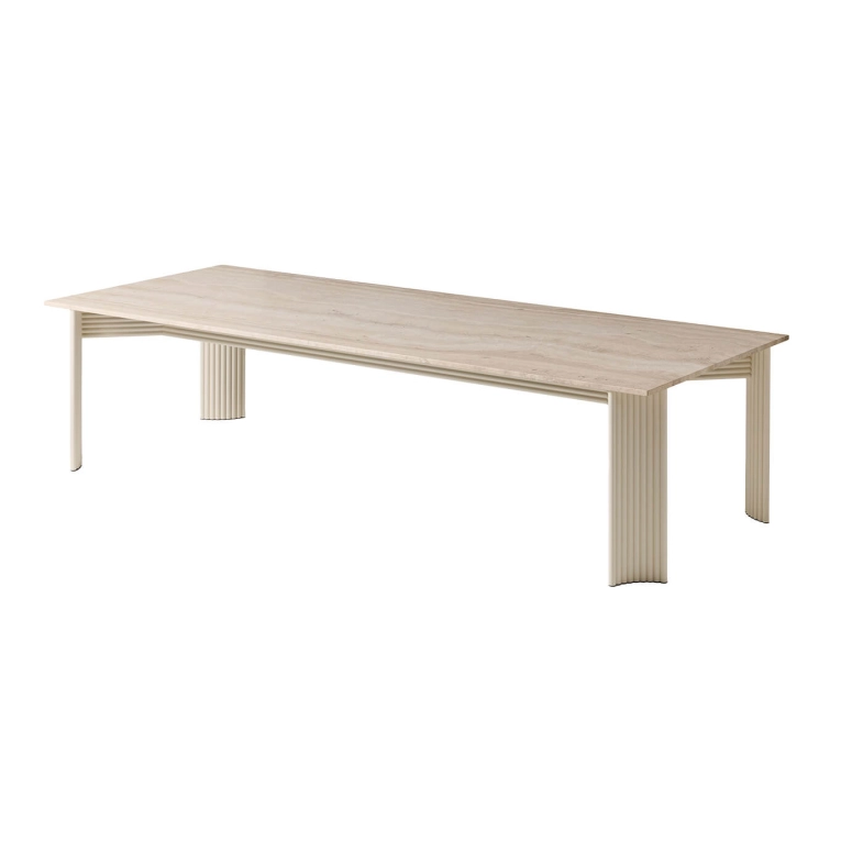 Outdoor Table VIDALENTA 240x120 Travertine/ Panna White CASSINA