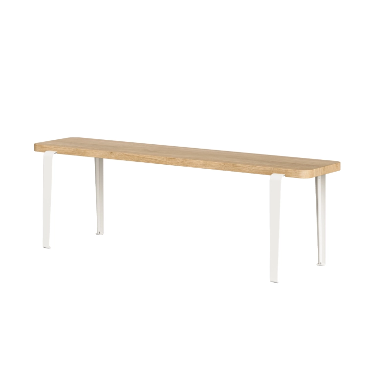 Designer Bench LOU Oak/Cream White L 140 TIPTOE