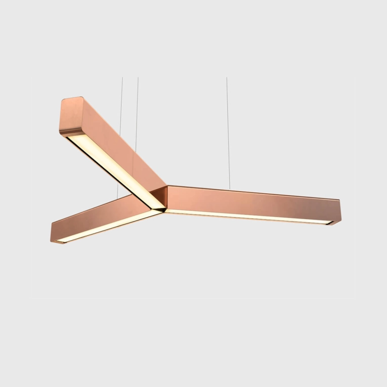 Suspension Y-MODEL Cuivre Poli ANOUR