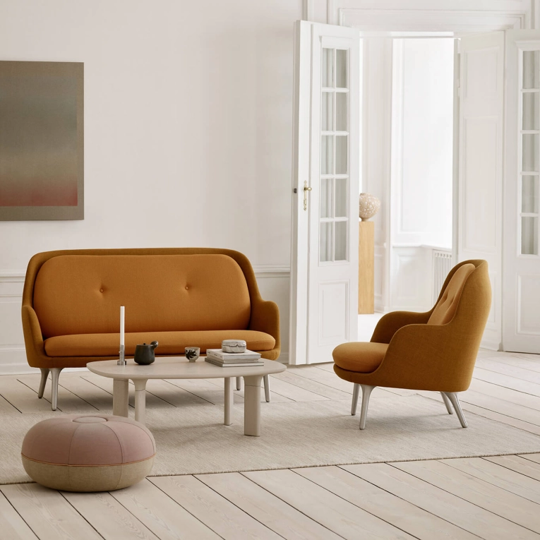 Coffee Table Analog Light Beige FRITZ HANSEN
