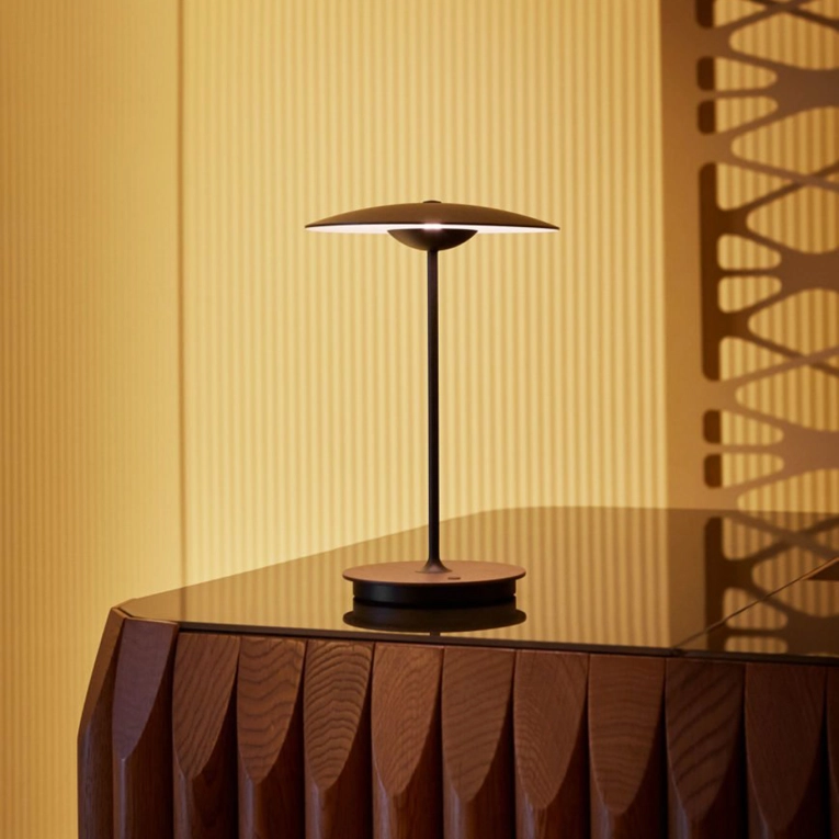Lampe sans fil GINGER Wengé/Blanc MARSET